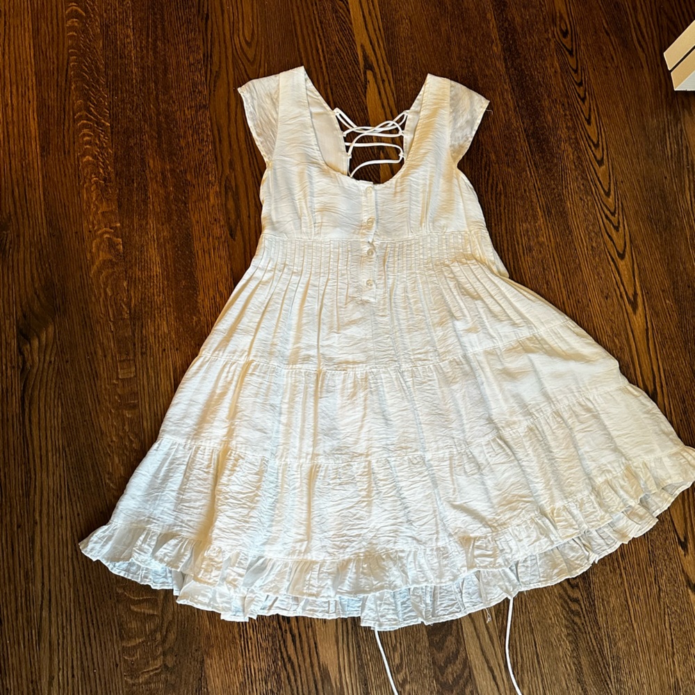 White babydoll dress